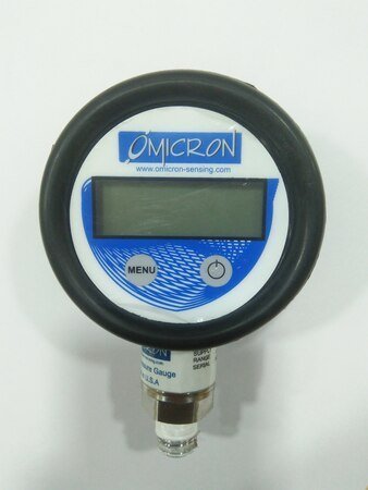OMICRON - Digital Pressure Gauge (AS-313) (-1 TO 25 BAR)+ Free Calibration Certificate