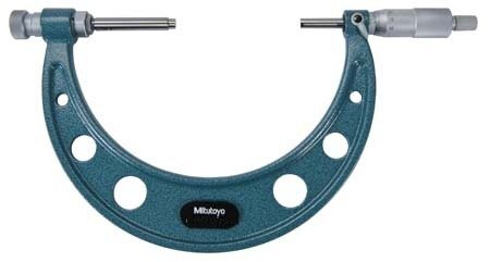 MITUTOYO - Adjustable Outside Micrometer (50 - 150 MM) (104-161A)+ Free Calibration Certificate