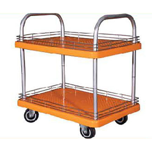 2 Layer Plastic Platform + M.S. Border 300 KG