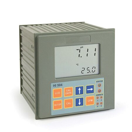HANNA- PH/Orp Digital Controller With Sensor Check?(HI504) + Free Calibration Certificate (001)