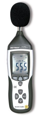 METRAVI- SOUND LEVEL METER ( 30dB to 130dB ) (SL-4015) + FREE CALIBRATION CENTER