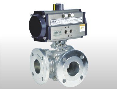 AIRA- 3 WAY "C" WAY DESIGN BALL VALVE ("1 TO 8") (001)