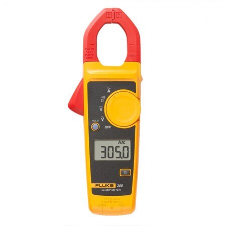Fluke - Clamp Meter (999.9A , 400/600V AC/DC) (Fluke - 305) +Free Calibration Certificate