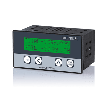 MULTISPAN- FLOW RATE INDICATOR CUM TOTALISER (MFC-3016D) + FREE CAL.CERTIFICATE (003)
