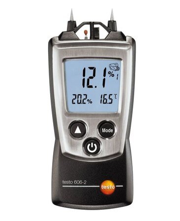 TESTO - Moisture meter for material moisture and relative humidity (-10°C to +50 °C ) (606-2) +Free Calibration Certificate