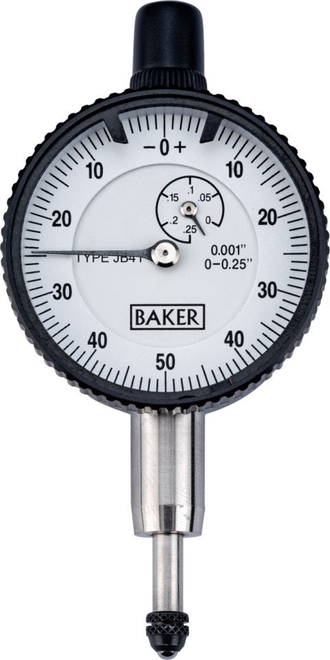 BAKER - Plunger Type Dial Gauge ( 0.25" ) ( 40-K41) +Free Calibration Certificate