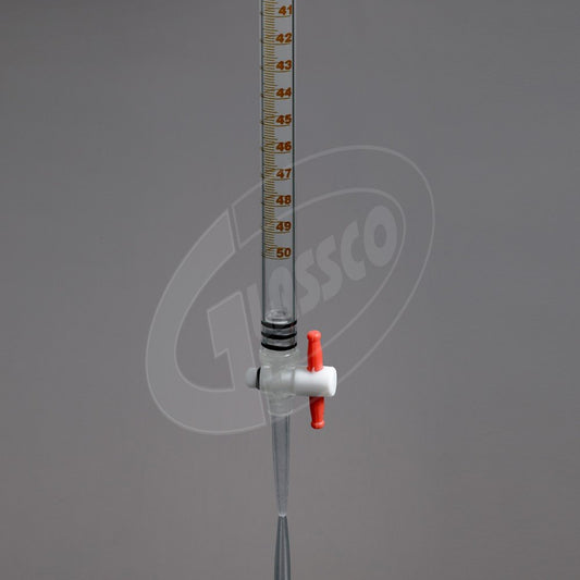 Maxima- Burettes With Amber Colour (Solid Teflon Key Stopcock) (100 ml)