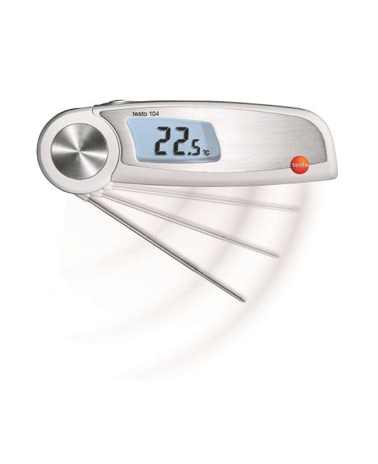 TESTO - Waterproof food thermometer (Metal Body) (104) + Free Calibration Certificate