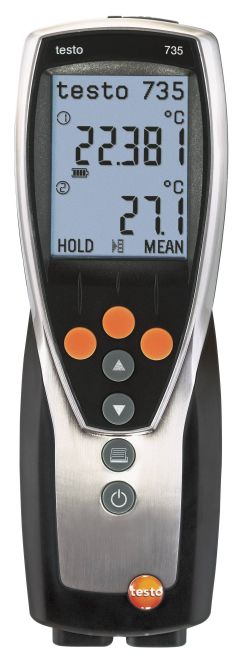 TESTO- TEMPERATURE MEASURING INSTRUMENT (3 CHANNEL) (TESTO 735-1) +FREE CALIBRATION CERTIFICATE