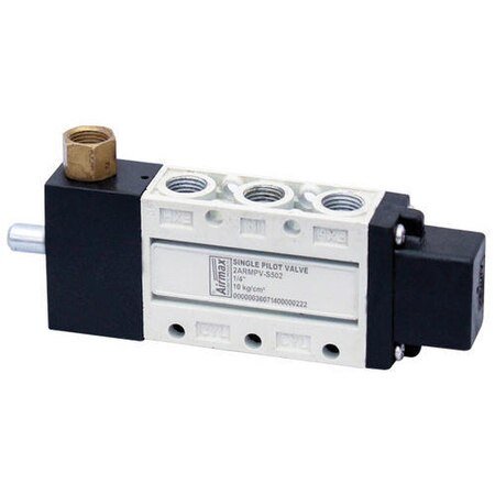 AIRMAX- SINGLE PILOT VALVE (3/2 & 5/2) (RM SERIES) (2ARMPV- S-3 / 2ARMPV-S-5) (1/4" TO 1/2") (001)