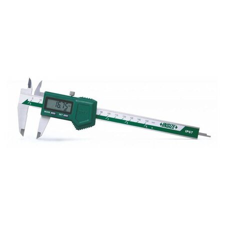 INSIZE - Digital Caliper With Interchangeable Points (12-212 mm) (1526-200)+ Free Calibration Certificate