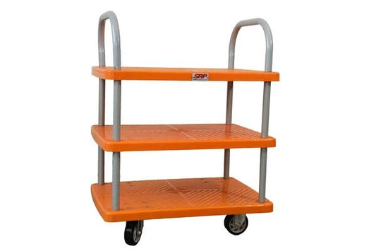 3 Layer Plastic Platform + M.S. 500 KG