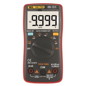 MECO -TRMS AUTO RANGING POCKET SIZE DIGITAL MULTIMETER (126B+ TRMS) + FREE CALIBRATION CERTIFICATE