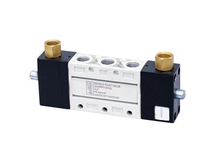 AIRMAX-  Double Pilot Valve  (5/2 & 5/3 WAY) (RM SERIES) (2ARMPV-D-5 / 3ARMPV-D-5) (1/4" & 1/2') (001)