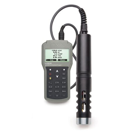 HANNA- Multiparameter Waterproof Meters (HI98196) (PH/ORP/DO) + Free Calibration Certificate(003)