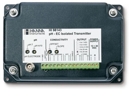 HANNA - ph And Ec Transmitters (HI98143) + Free Calibration Certificate