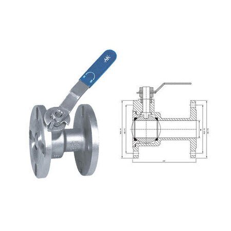 AIRA- FLUSH BOTTOM BALL VALVE (1" TO 4") (001)