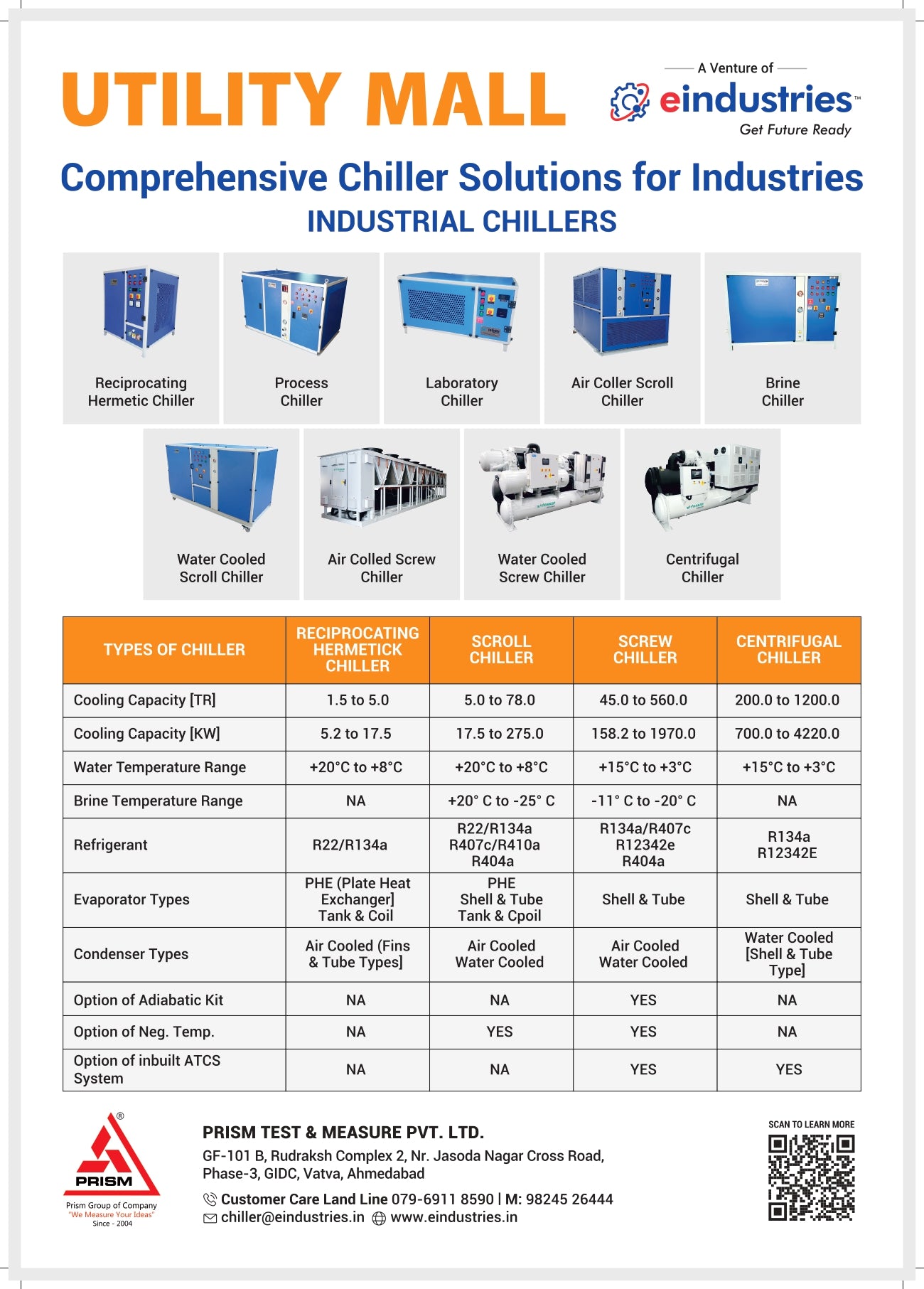 Water Circulation Chiller (05TR) + Free Calibration Certificate