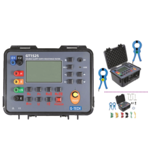 G-TECH DIGITAL DOUBLE CLAMP EARTH RESISTANCE TESTER WITH USB (2-3-4 WIRE TEST)(GT1525 ) +FREE CALIBRATION CERTIFICATE