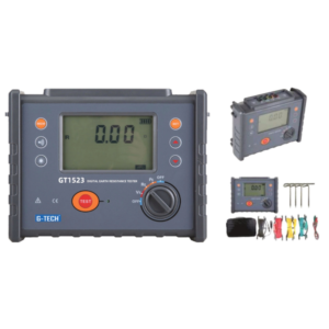 G-TECH DIGITAL EARTH RESISTANCE TESTER(2/3/4 WIRE TEST) (GT1523) + FREE CALIBRATION CERTIFICATE