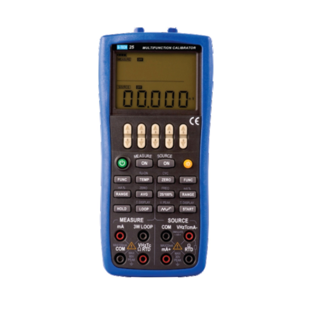 G-TECH MULTIFUNCTION PROCESS CALIBRATOR GT25 + FREE CALIBRATION CERTIFICATE