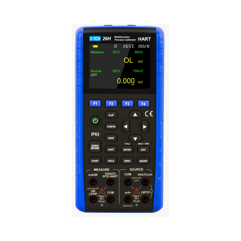 G-TECH MULTIFUNCTION PROCESS CALIBRATOR GT26H + FREE CALIBRATION CERTIFICATE