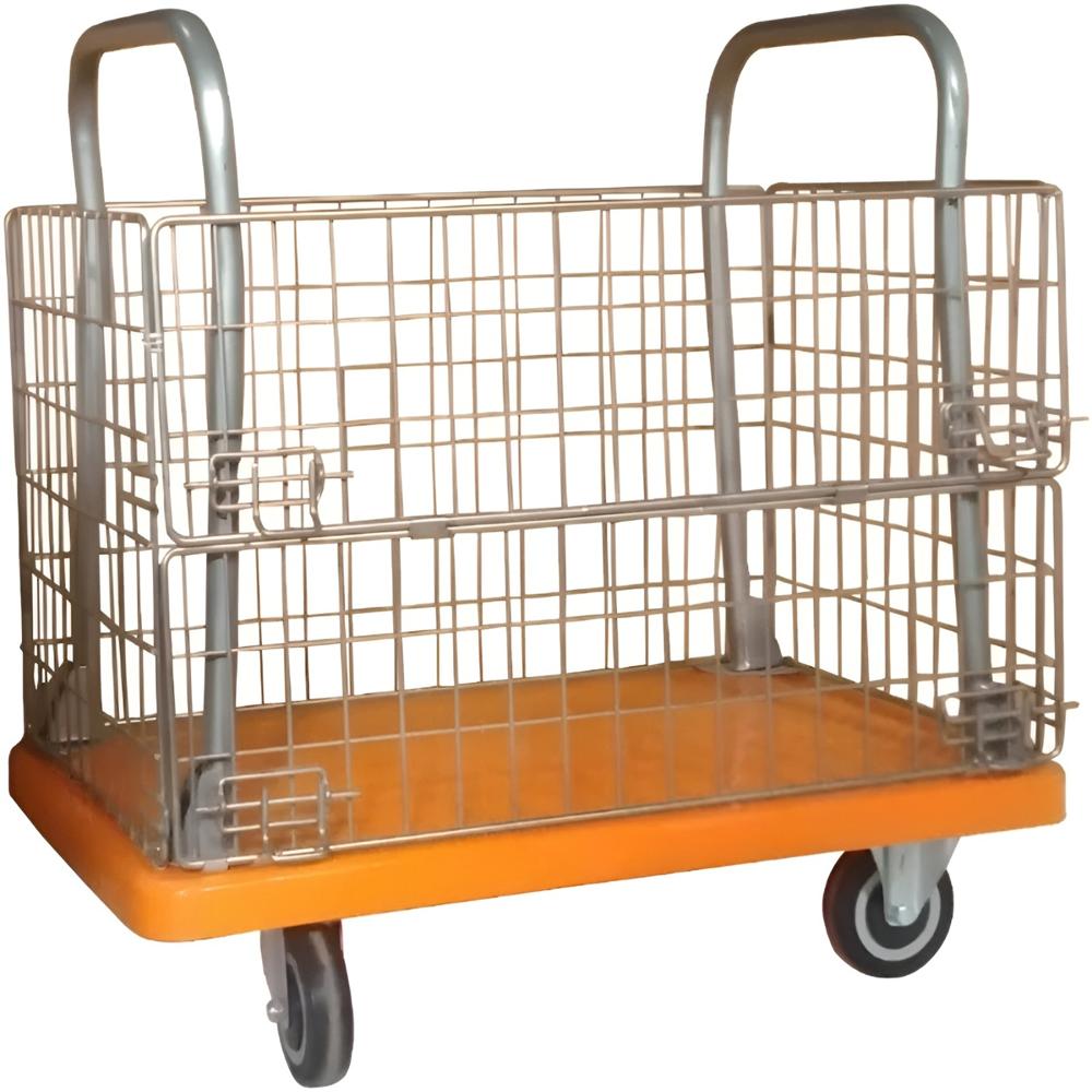 Plastic Platform + M.S. Basket Trolley 500 KG
