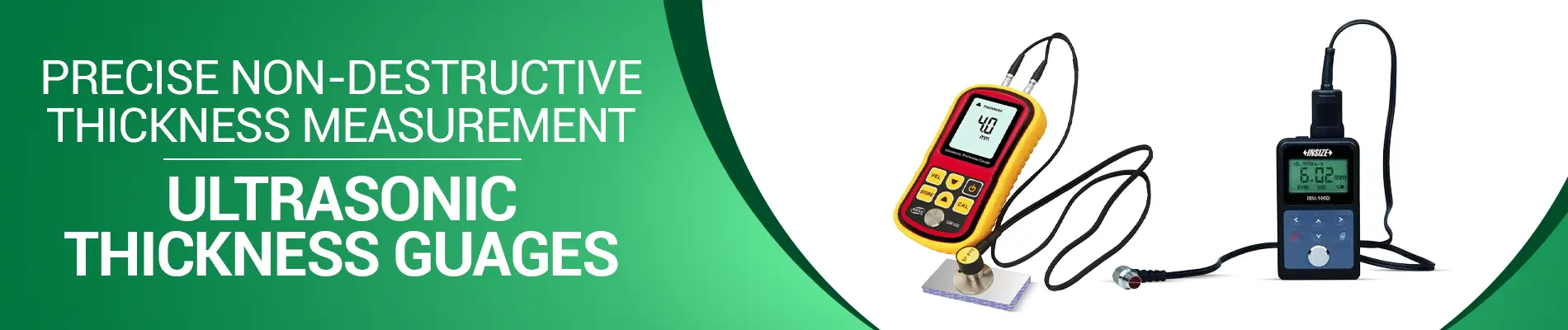 Ultrasonic Thickness guage banner