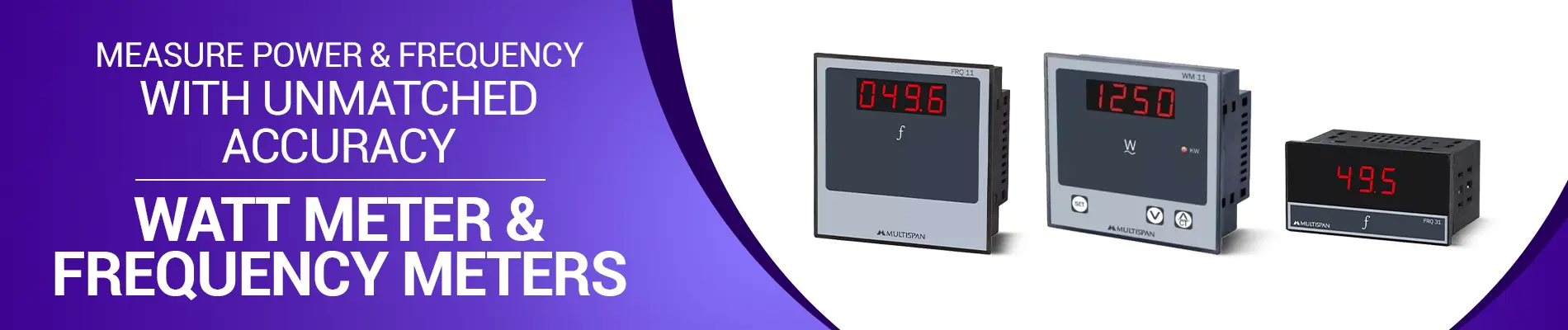 Watt Meter & Frequency Meter banner