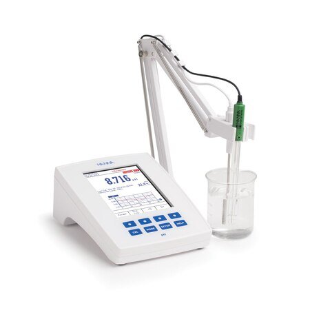 HANNA - Research Grade pH/Orp And  Temperature Meter  (-2.0 TO 20.0 pH)(?2000 mV) Free Calibration Certificate