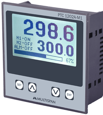 MULTISPAN- UNIVERSAL PROGRAMMABLE CONTROLLER (PTC-1202A-M1) + FREE CAL.CERTIFICATE (001)