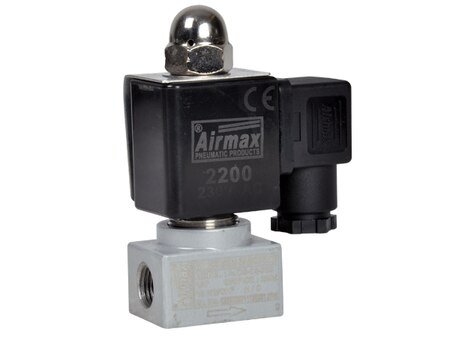 AIRMAX- SINGLE & DOUBLE SOLENOID GANG VALVE (3/2 , 5/2 & 5/3 WAY) (AD 20 SERIES) (M151 / MO13) (1/4" & 1/2") (001)