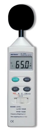 METRAVI - Digital Sound Level Meter ( 35db to 130db ) (SL-4005) + FREE  CALIBRATION CERTIFICATE