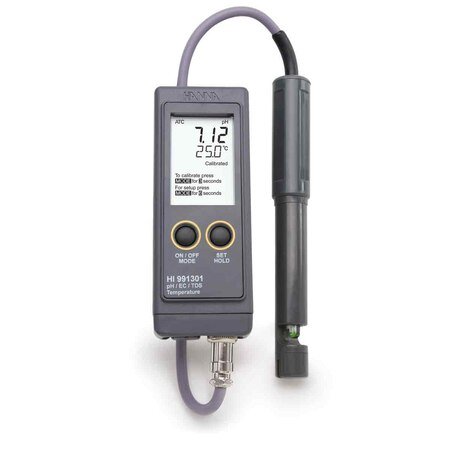 HANNA - Ph/Ec/Tds/Temperture Meter (HI991300* HI991301) + Free Calibration Certificate (001)