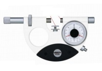 INSIZE - DIAL SNAP GAUGE (0 -25 MM) (3335-25) WITH CALIBRATION CERTIFICATE
