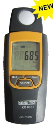 KUSUMMECO - Digital Lux Meter (KM -8051) With Free Calibration Certificate