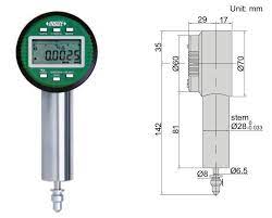 INSIZE - HIGH PRECISION DIGITAL INDICATORS (0-6 MM) (2140-6)