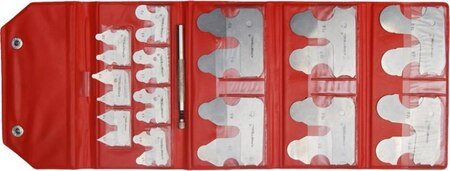 KRISTEEL - RADIUS GAUGE (0.5-13 MM) (1512-26L)  + FREE CALIBRATION CERTIFICATE