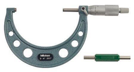 MITUTOYO - Outside Micrometer  ( 50 - 75 MM ) (103-139) + FREE CALIBRATION CERTIFICATE