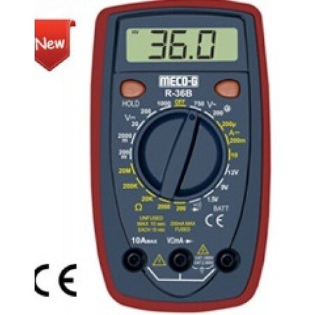MECO- DIGITAL MULTIMETER (R 36 B) + FREE CAL. CERTIFICATE