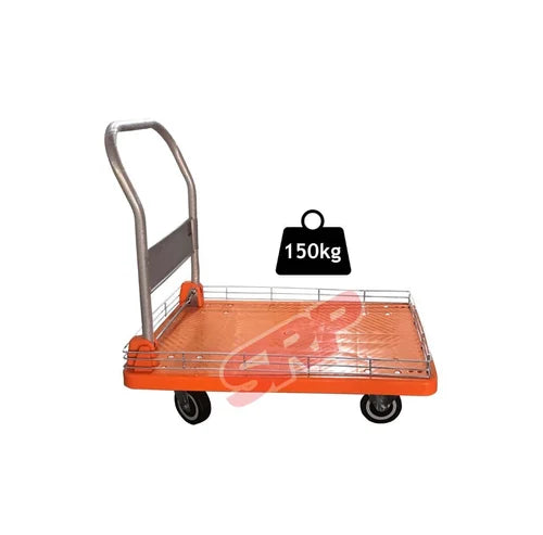 Plastic Platform Trolley +M.S.  150 KG