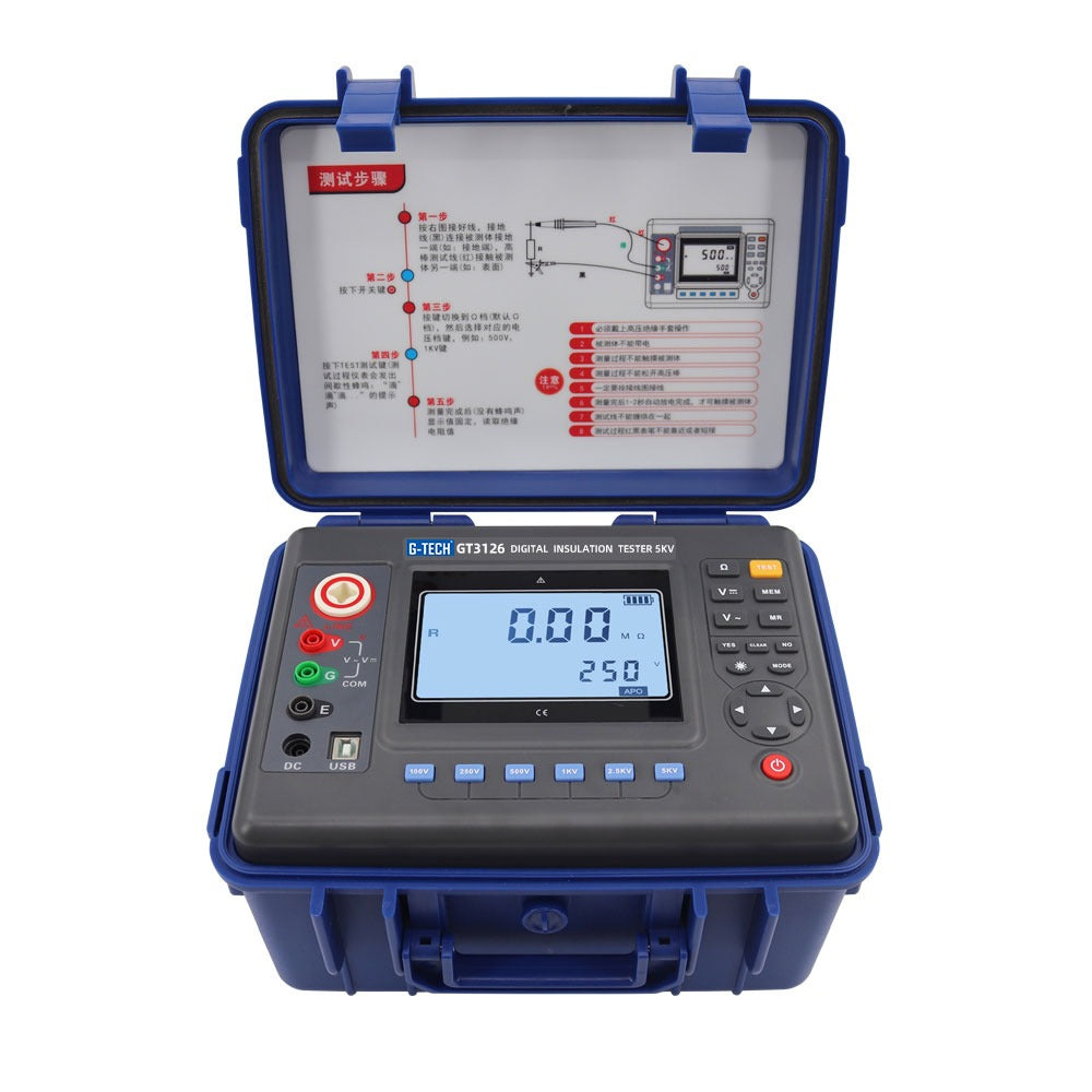 GTECH-DIGITAL INSULATION TESTERS (GT3126) + FREE CALIBRATION CERTIFICATE