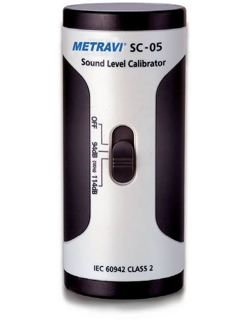 METRAVI - SOUND LEVEL CALIBRATOR  (94dB - 114dB ) (SC-05) + (T/M/SLC/MET/114/001)