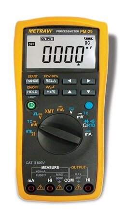 METRAVI - DIGITAL PROCESS METER (DMM + CALIBRATOR)(4-400 V) (PM-29) + FREE CAL.CERTIFICATE