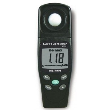 METRAVI - Lux meter (0 - 200klux) (1332) + FREE Cal. Certificate