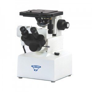 METZER - CO-AXIAL INVERTED BINOCULAR METALLURGICAL MICROSCOPE