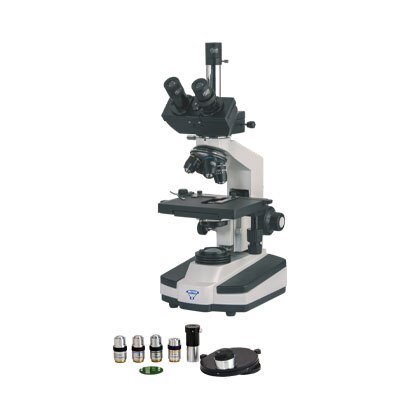 METZER - TRINOCULAR RESEARCH PHASE CONTRAST MICROSCOPE (5000 PCT)