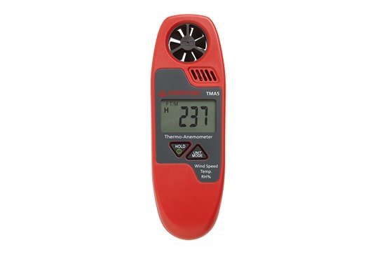Amprobe -  Mini Vane Anemometer (TMA5) (0? to 50?)+ Free Calibration Certificate (T/M/MVA/AMP/050/001)
