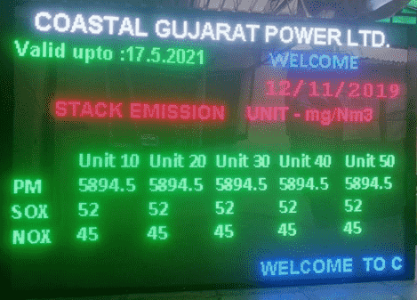REGA - INTEGRATED ENVIRONMENTAL DATA DISPLAY BOARD (EHS/9x6/L/10DIP/RGY/OD)