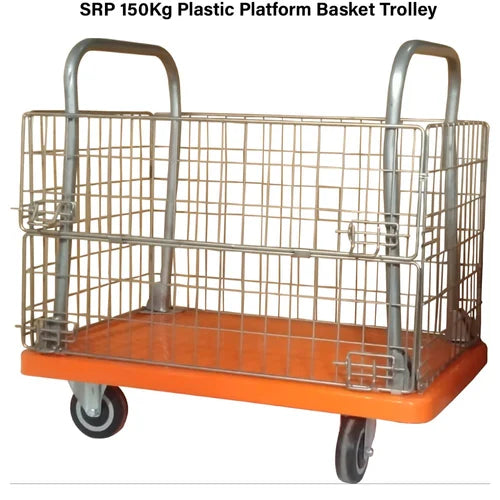 Plastic Platform + M.S. Basket Trolley 150 KG